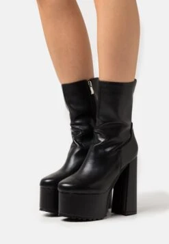 Raid Dale - Platform Ankle Boots - Black