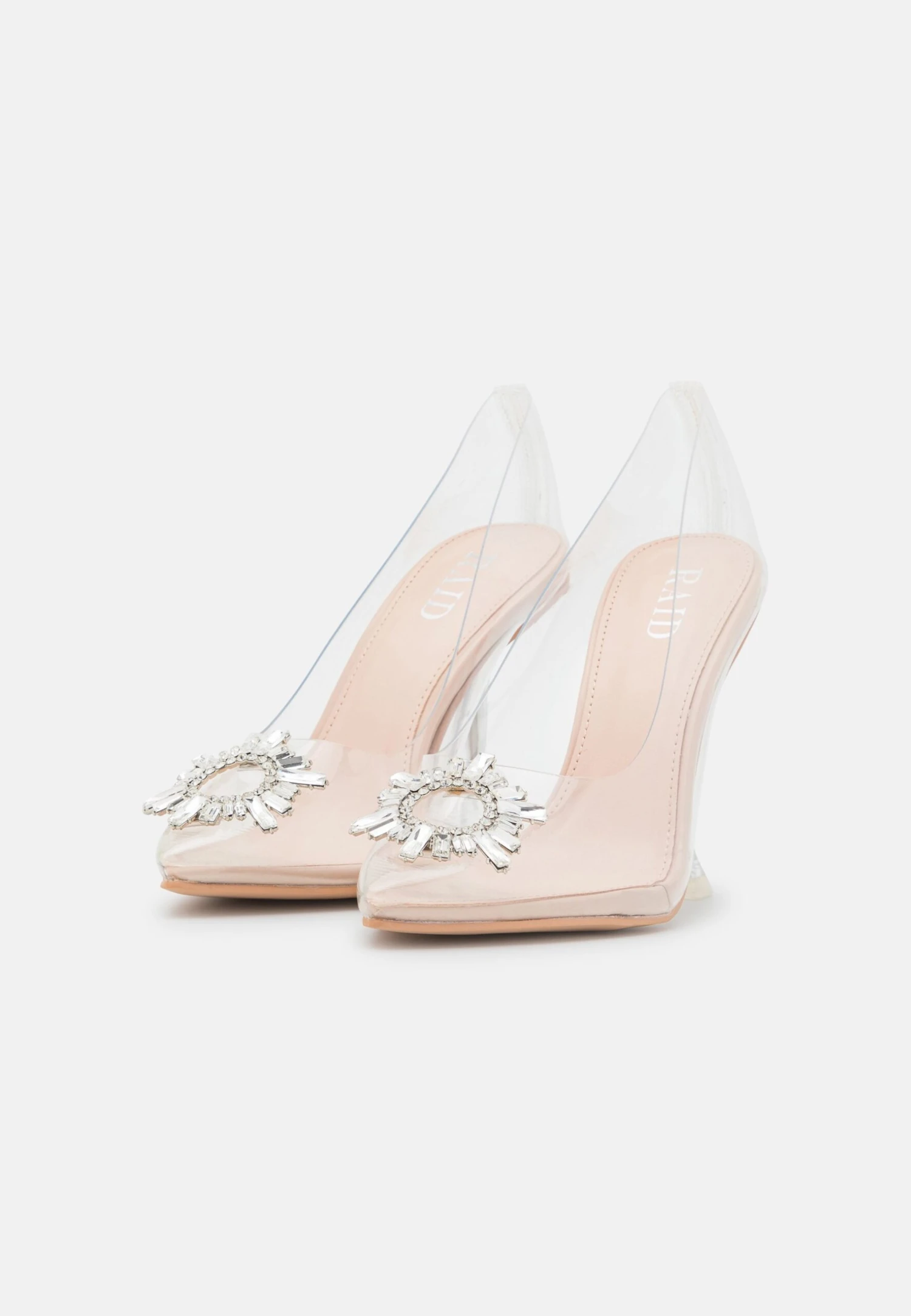 Raid Classic Heels - Clear/Nude 3 Raid Classic Heels - Clear/Nude - Image 3