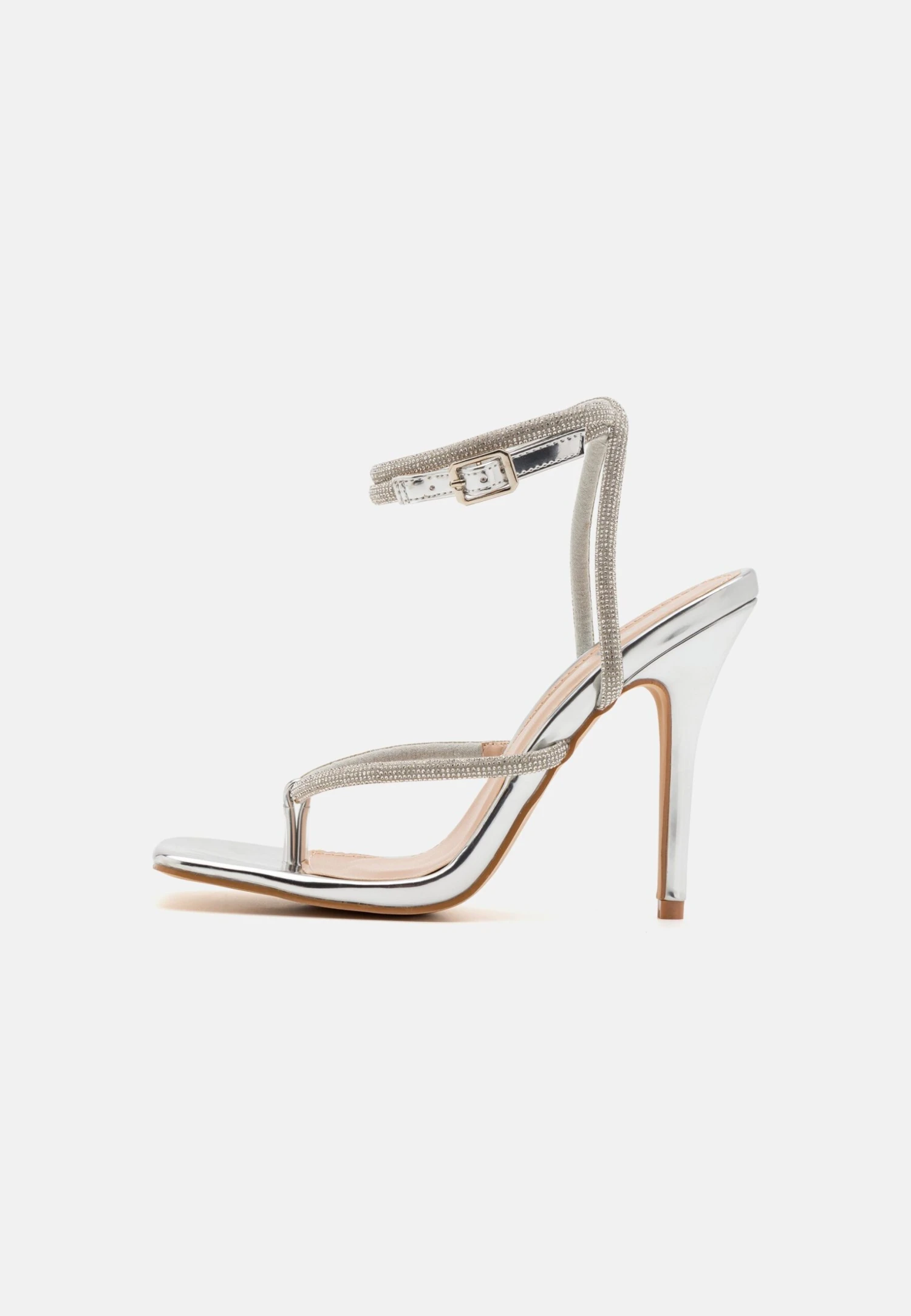 Raid Rory - High Heeled Sandals - Silver 2 Raid Rory - High Heeled Sandals - Silver - Image 2