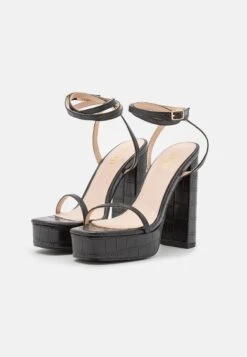 Raid Elixen - High Heeled Sandals - Black -Raid Shoes Shop 05eb2430503c4695b08077dd90821ff7