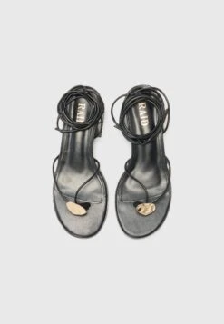 Raid JEANY - Ankle Cuff Sandals - Black -Raid Shoes Shop 063d478701814fa39a455bf6cc637a96