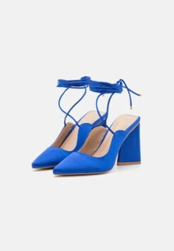 Raid Rishita - Lace-Up Heels - Blue -Raid Shoes Shop 064368d0263e4b1f98ca2279a6c14b1b