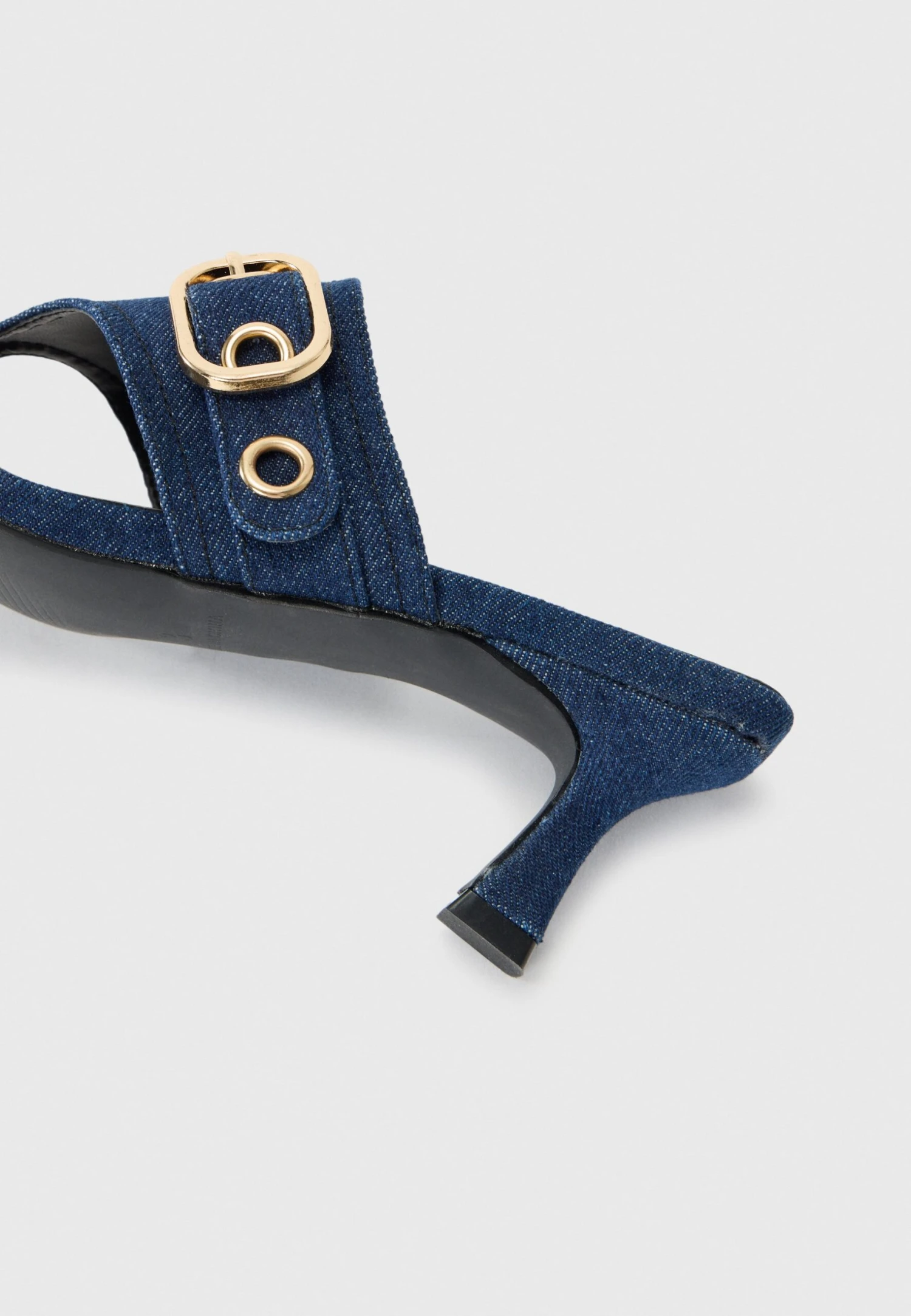 Raid INKAA - T-bar Sandals - Dark Blue Denim 6 Raid INKAA - T-bar Sandals - Dark Blue Denim - Image 6