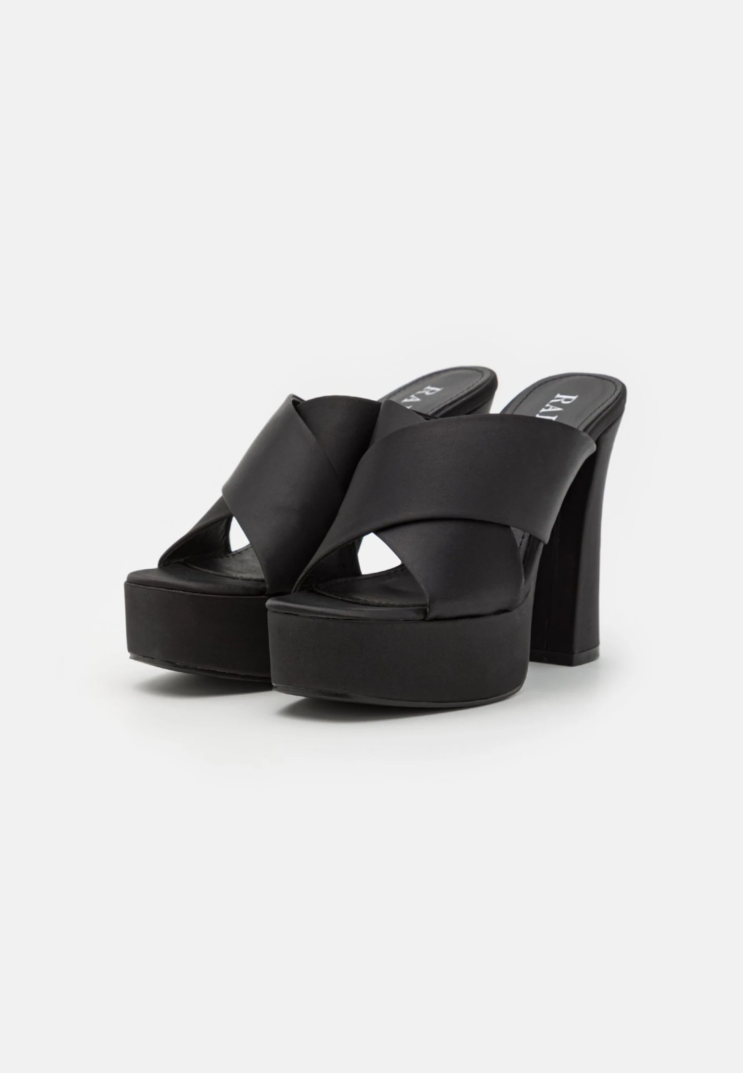 Raid Malishka - Heeled Mules - Black 3 Raid Malishka - Heeled Mules - Black - Image 3