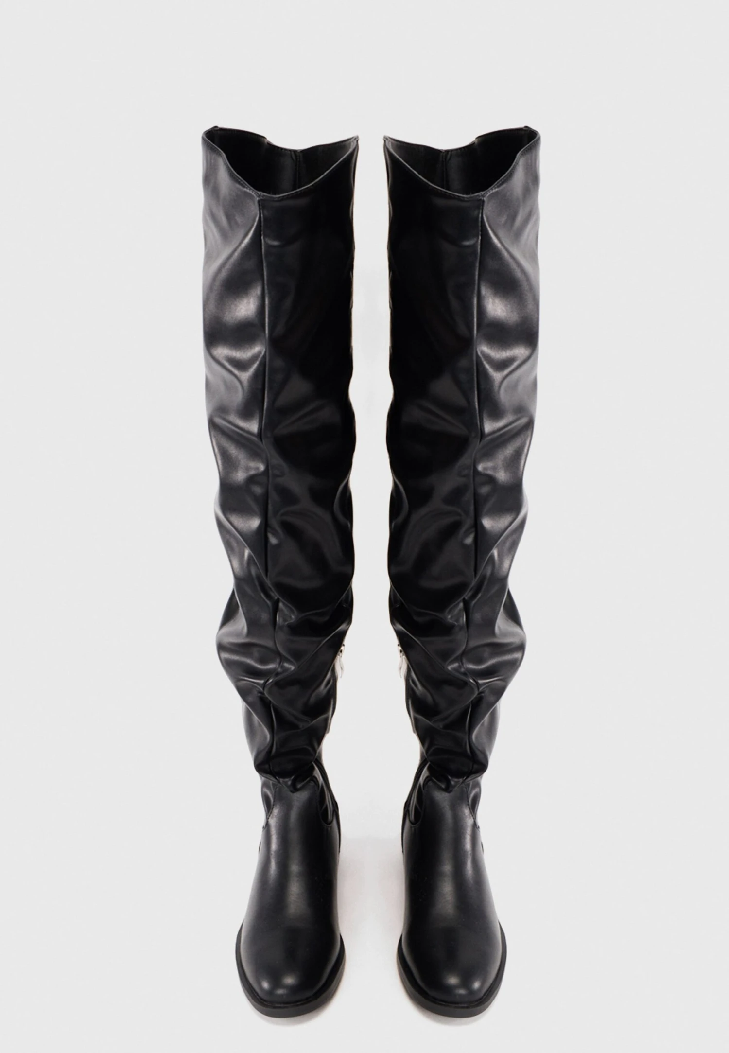 Raid JUSTICE - Over-the-knee Boots - Black 4 Raid JUSTICE - Over-the-knee Boots - Black - Image 4