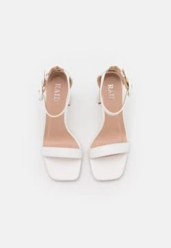 Raid Hallie - High Heeled Sandals - White -Raid Shoes Shop 1f9a49fe2a24433095d005ad60e20a79