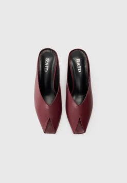 Raid ROSHELL - Heeled Mules - Burgundy -Raid Shoes Shop 20b127b00489426ab41ae7852a5e32f3