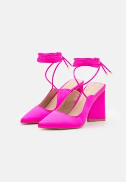 Raid Rishita - Lace-Up Heels - Pink -Raid Shoes Shop 24d9a7dd8e31461c83275d5e07c801e5