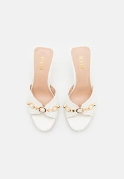 Raid Camisha - Heeled Mules - White -Raid Shoes Shop 24ef5741e287407296ce411190d5c7fc