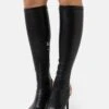 Raid Quarry - High Heeled Boots - Black
