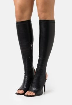Raid Quarry - High Heeled Boots - Black