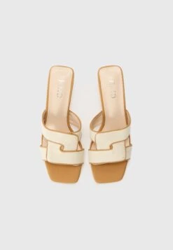 Raid PRIYA - Heeled Mules - Tan/natural -Raid Shoes Shop 2be26533bf774f6ca6fbf817975689db