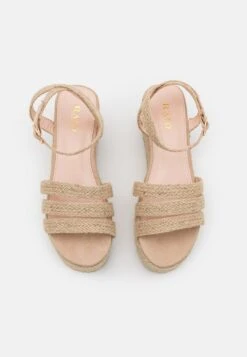 Wide Fit Malaika - Platform Sandals - Nude -Raid Shoes Shop 2de44664ce2d4042b36e6fcc83c18520