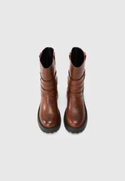 Raid MARNIE - Cowboy/biker Ankle Boot - Brown -Raid Shoes Shop 374b4e87cf384314a46cc3ec5de818f4