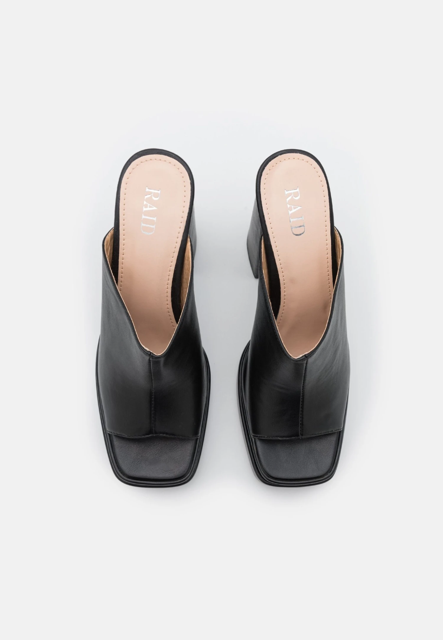 Raid Piya - Heeled Mules - Black 5 Raid Piya - Heeled Mules - Black - Image 5