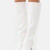 Raid Tribute - High Heeled Boots - White