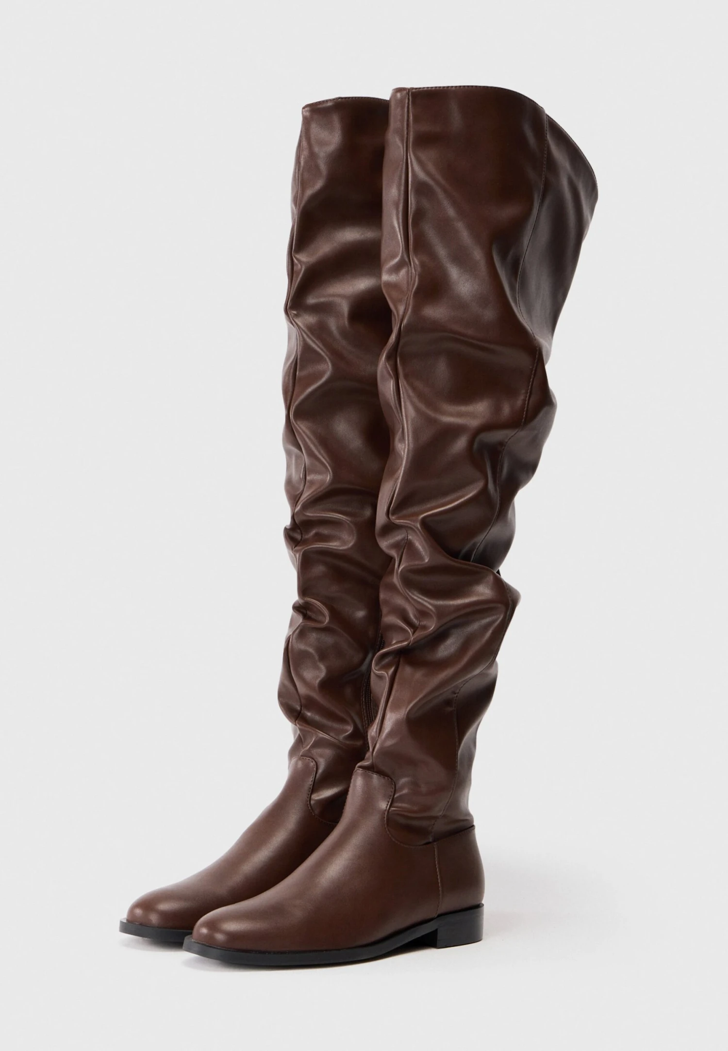 Raid JUSTICE - Over-the-knee Boots - Brown 2 Raid JUSTICE - Over-the-knee Boots - Brown - Image 2