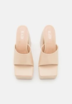 Raid Lynika - Heeled Mules - Nude -Raid Shoes Shop 4258f939e63044378533249662ca82fd