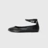 Raid TAMIA - Ankle Strap Ballet Pumps - Black