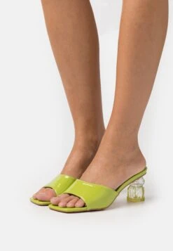 Raid Aleah - Heeled Mules - Green
