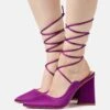 Raid Rishita - Lace-Up Heels - Purple