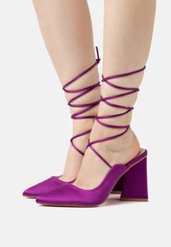 Raid Rishita - Lace-Up Heels - Purple
