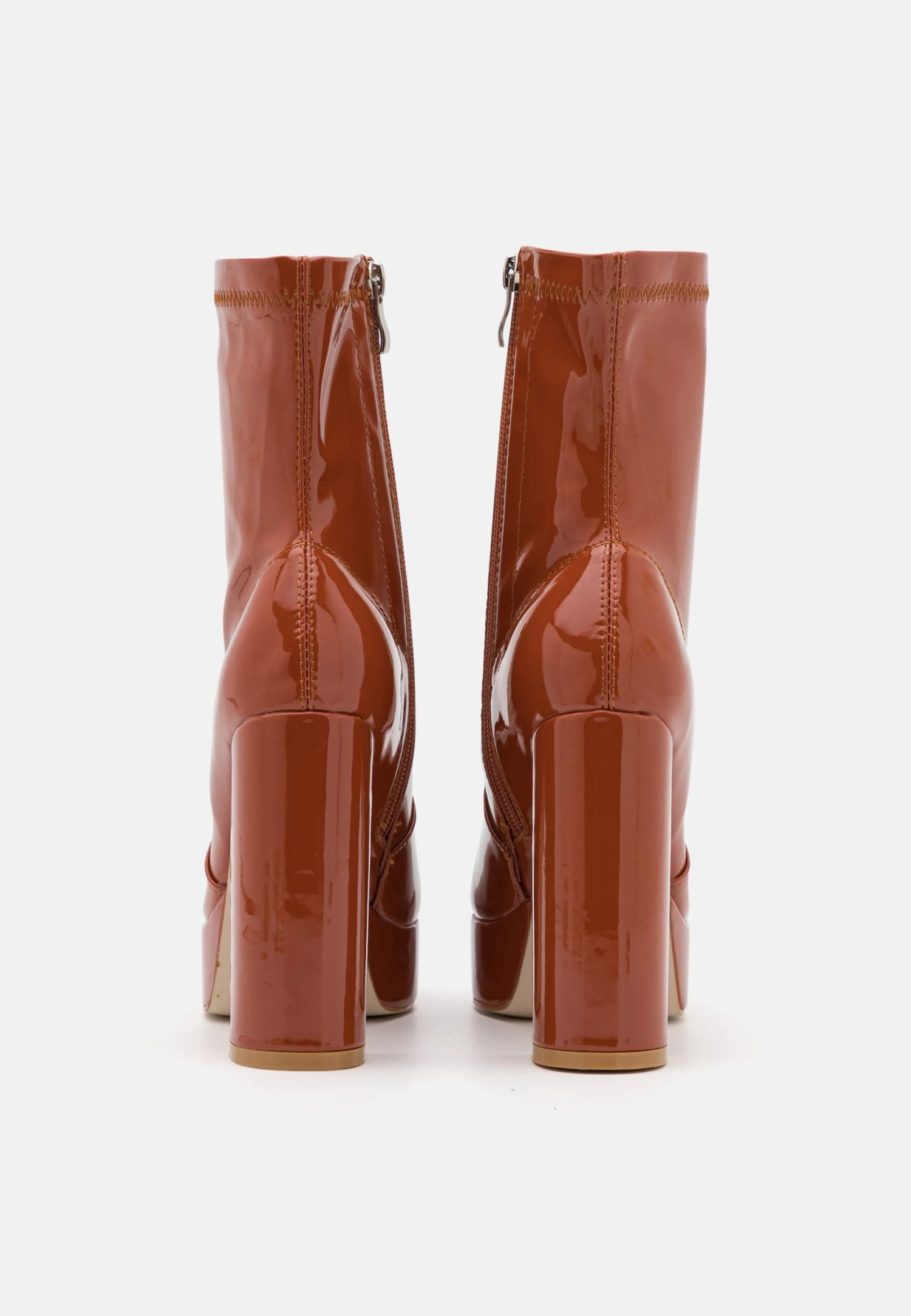 Raid Kenza - High Heeled Ankle Boots - Tan 4 Raid Kenza - High Heeled Ankle Boots - Tan - Image 4