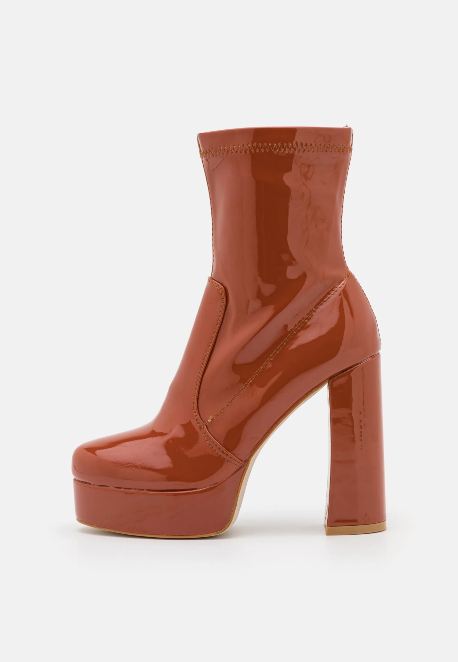 Raid Kenza - High Heeled Ankle Boots - Tan 2 Raid Kenza - High Heeled Ankle Boots - Tan - Image 2