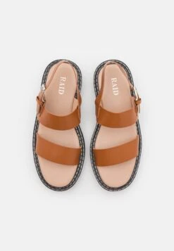 Raid Aditi - Platform Sandals - Brown -Raid Shoes Shop 571f17e902d949aaa262edcc073e308c