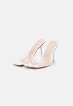 Raid Leryn - Heeled Mules - White -Raid Shoes Shop 5b4db940e982410cab69ab21c2c04983