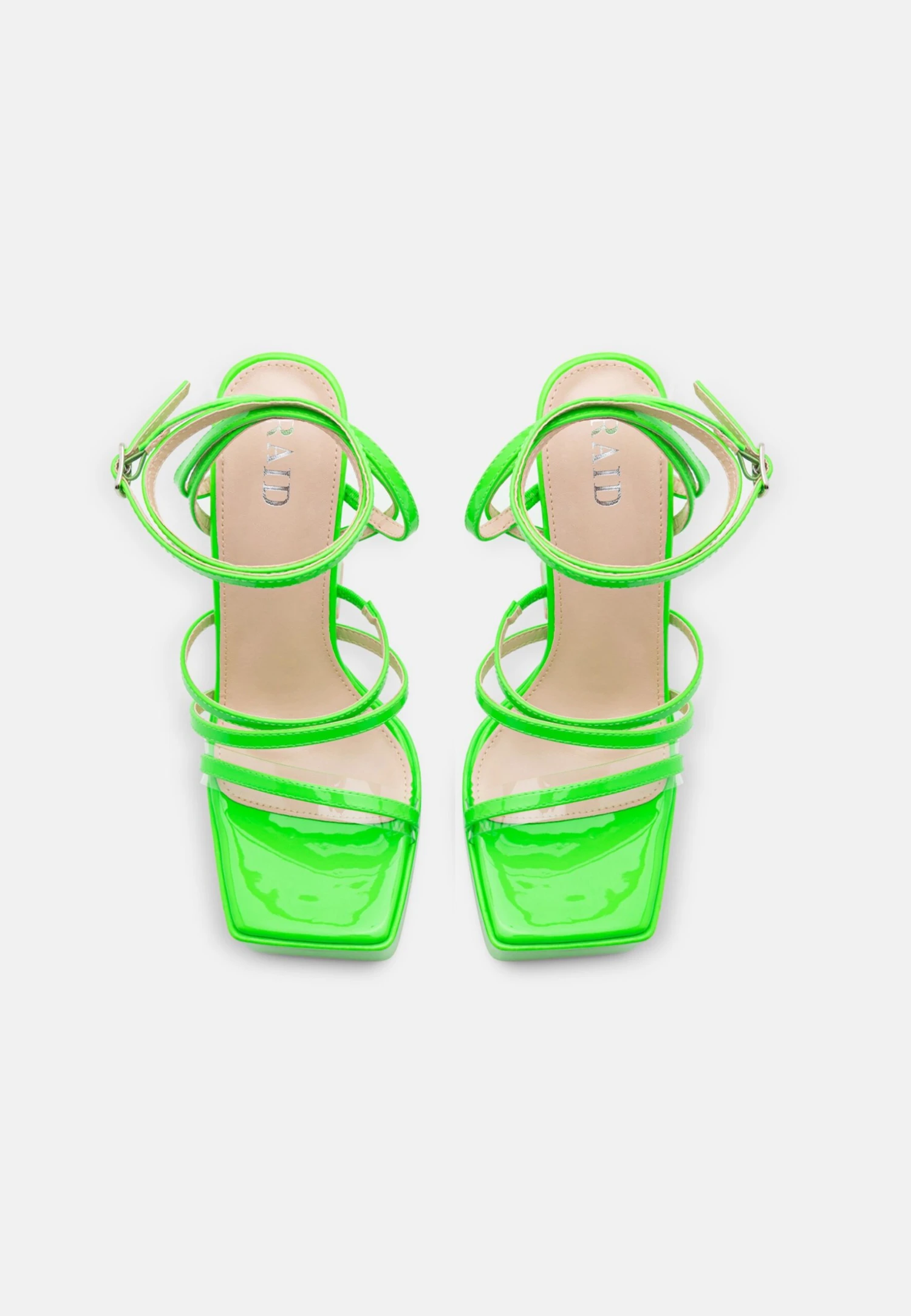 Raid Mishka - High Heeled Sandals - Green 6 Raid Mishka - High Heeled Sandals - Green - Image 6