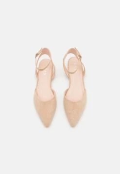 Raid Rike - Ankle Strap Ballet Pumps - Nude -Raid Shoes Shop 61e514a63c124442b4fb7ba3d5f92255