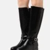 Wide Fit Cynzia - Cowboy/Biker Boots