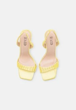 Raid Arisha - High Heeled Sandals - Yellow -Raid Shoes Shop 6764272264cd4669baada44f4da748d7