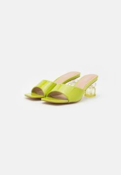 Raid Aleah - Heeled Mules - Green -Raid Shoes Shop 6d109827df7644a89cd4122bf26c0a70