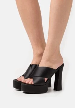Raid Malishka - Heeled Mules - Black
