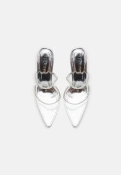 Raid Odalys - Heeled Mules - Silver -Raid Shoes Shop 722a6edc1f514734845f6008182485ef