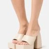 Raid Lynika - Heeled Mules - Nude