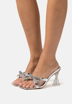 Raid Ashleen - Heeled Mules - Silver