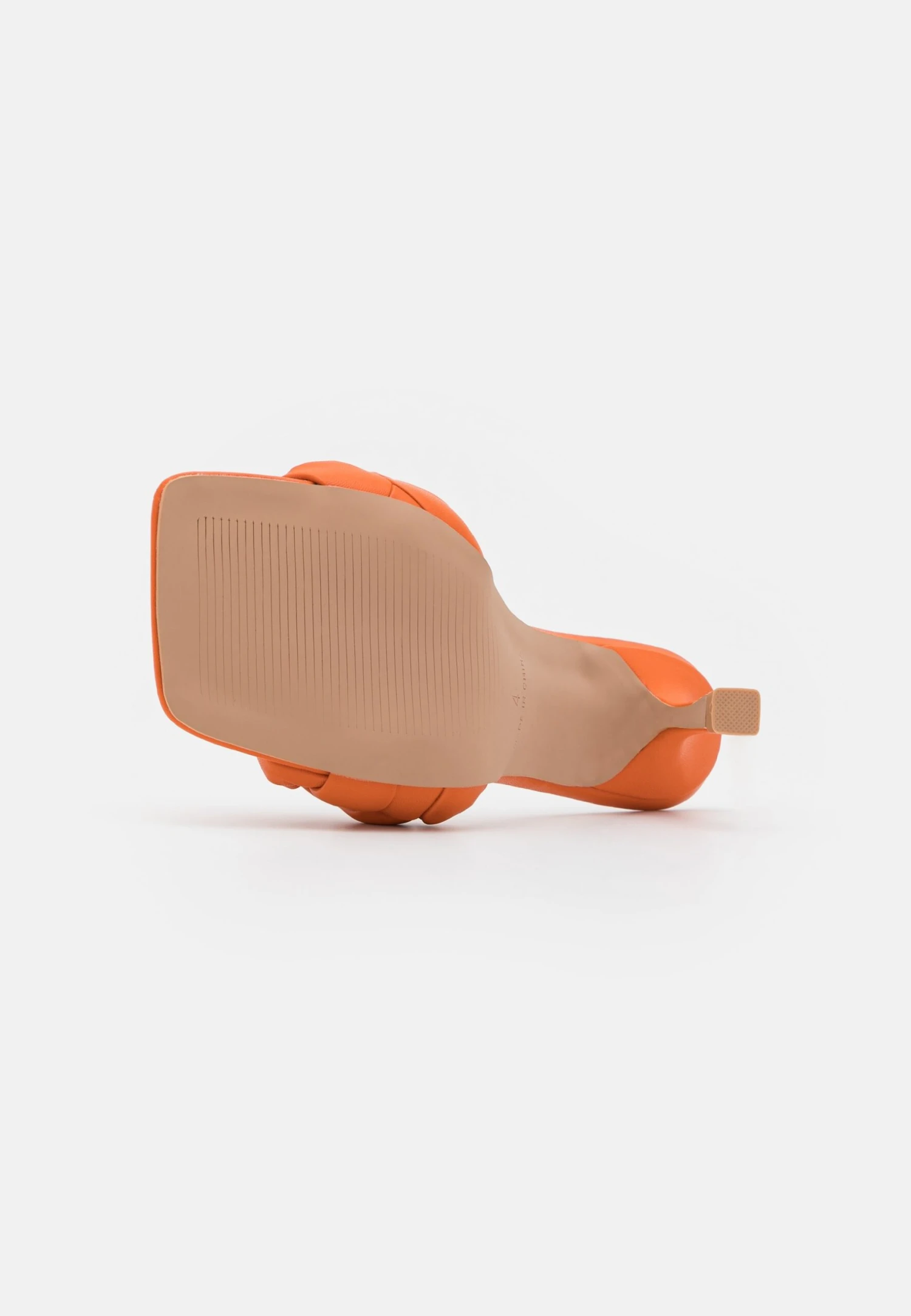 Wide Fit Sandra - Heeled Mules - Orange 5 Wide Fit Sandra - Heeled Mules - Orange - Image 5