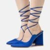 Raid Rishita - Lace-Up Heels - Blue