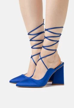 Raid Rishita - Lace-Up Heels - Blue