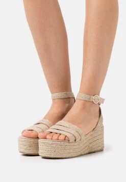 Wide Fit Malaika - Platform Sandals - Nude