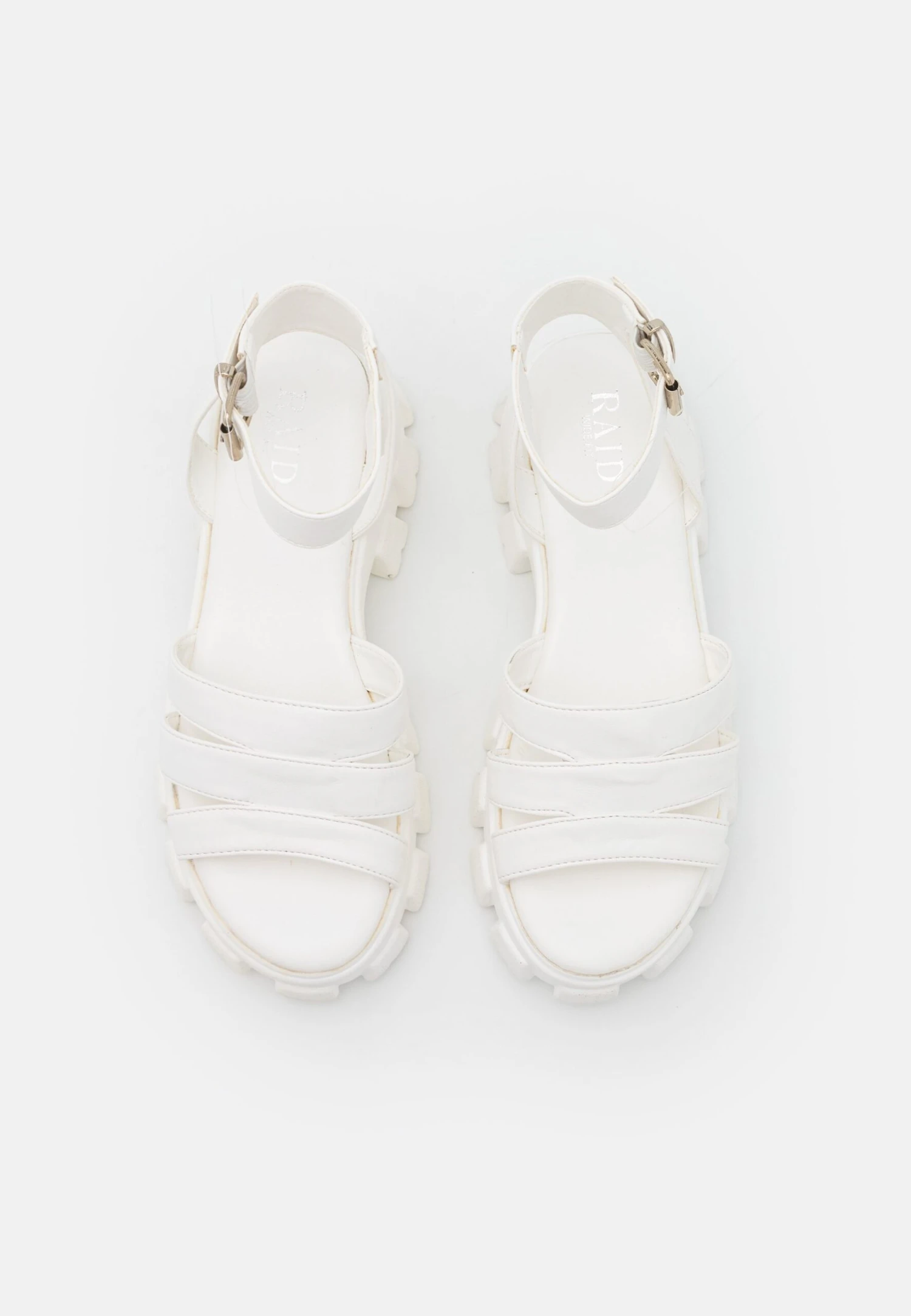 Wide Fit Harmonie - Platform Sandals - White 6 Wide Fit Harmonie - Platform Sandals - White - Image 6