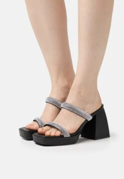 Raid Aiman - Heeled Mules - Black