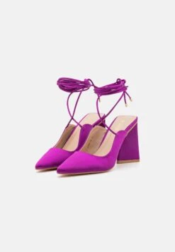 Raid Rishita - Lace-Up Heels - Purple -Raid Shoes Shop 913aa4e4e0d242eda363c394698418a1