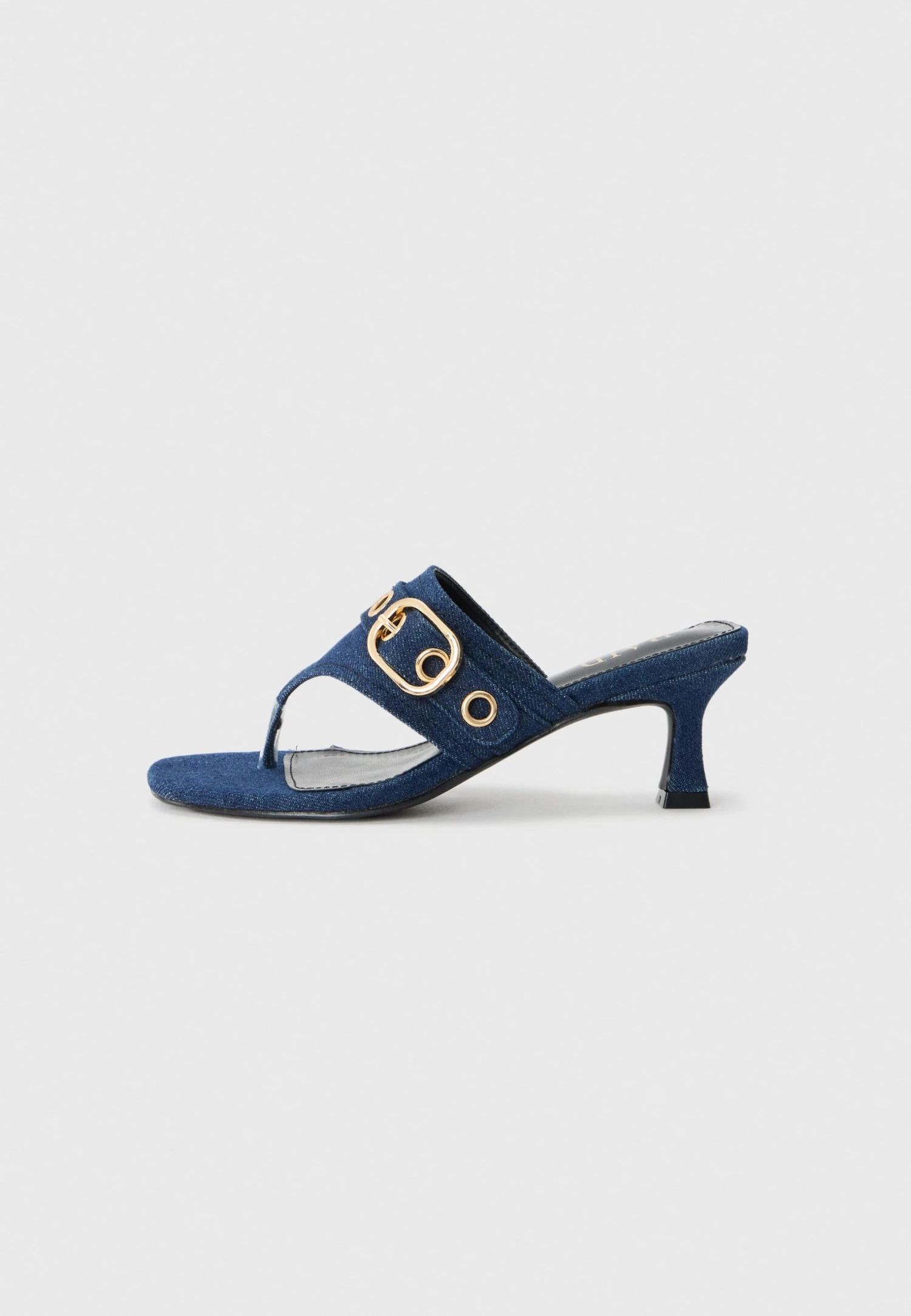Raid INKAA - T-bar Sandals - Dark Blue Denim 1 Raid INKAA - T-bar Sandals - Dark Blue Denim