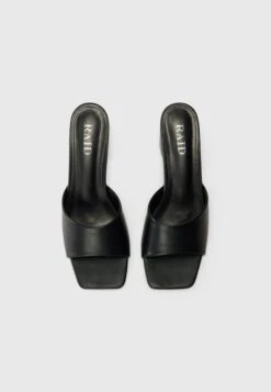 Raid SAANVI - Heeled Mules - Black -Raid Shoes Shop 963222f0af334773b8858d2e65b10fd0
