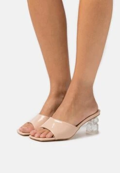 Raid Aleah - Heeled Mules - Nude