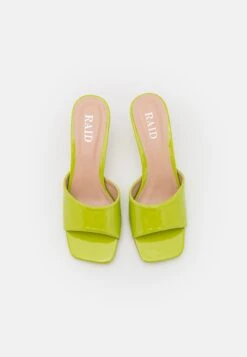 Raid Aleah - Heeled Mules - Green -Raid Shoes Shop 9c4192d973154ebaa71fd63b48eff0d1